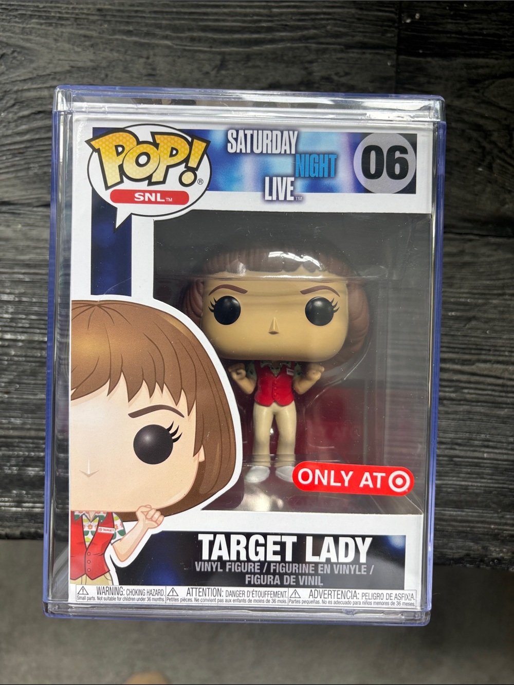 Funko Target Lady SNL Pop! Figure - Red Vest, Cream Pants